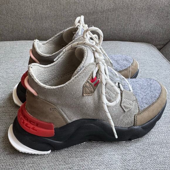 Sorel Women's Kinetic RNEGD Caribou WP Boot, Grey Green/Alpine Tundra Sz 6 - Picture 11 of 11